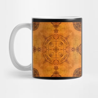 Laughing Pumpkins Mandala Mug